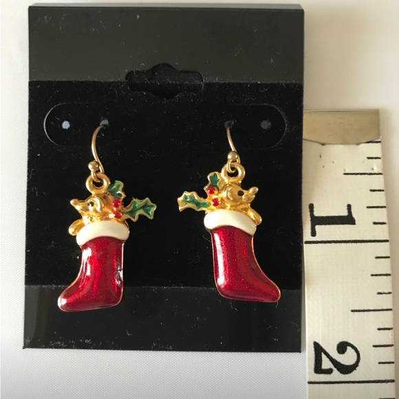 Christmas earrings - Picture 2 of 2